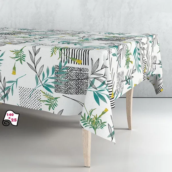 Galdauts rullī Exma Mix Vaska drāna Balts 140 cm x 25 m