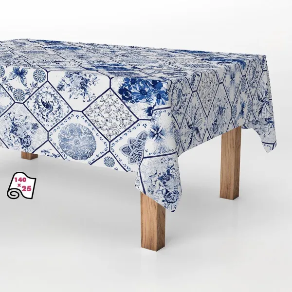 Pöytäliina rulla Exma Tahroja estävä Sininen Keraminen 140 cm x 25 m