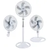 Pastatomas ventiliatorius EDM 33530 Balta 45 W 3 viename