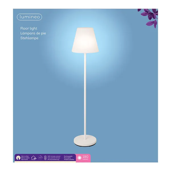 Grīdas lampa Lumineo 894460 150 cm Uzlādējams