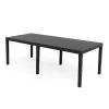 Pusdienu galds IPAE Progarden Indo ind012an Pagarināms Antracīts 220 x 90 x 72 cm