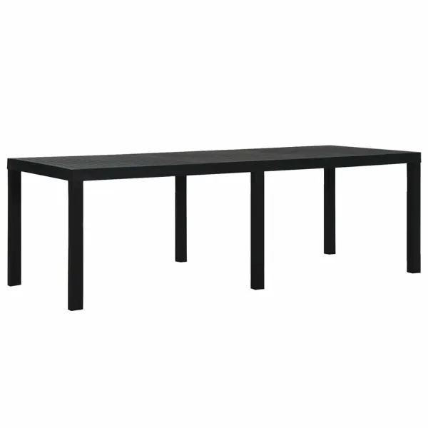 Ruokapöytä IPAE Progarden Indo ind012an Jatkettavissa Antrasiitinharmaa 220 x 90 x 72 cm