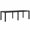 Обеденный стол IPAE Progarden Indo ind012an Выдвижной Антрацитный 220 x 90 x 72 cm