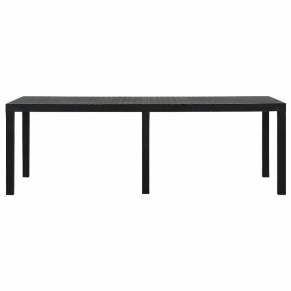 Pusdienu galds IPAE Progarden Indo ind012an Pagarināms Antracīts 220 x 90 x 72 cm