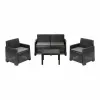Garden furniture IPAE Progarden Iseo isec04ag (4 Kappaletta)