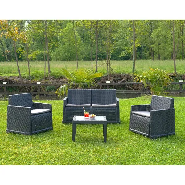 Garden furniture IPAE Progarden Iseo isec04ag (4 Kappaletta)