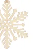 Christmas tree wooden ornament Springos CA0770, set of 6