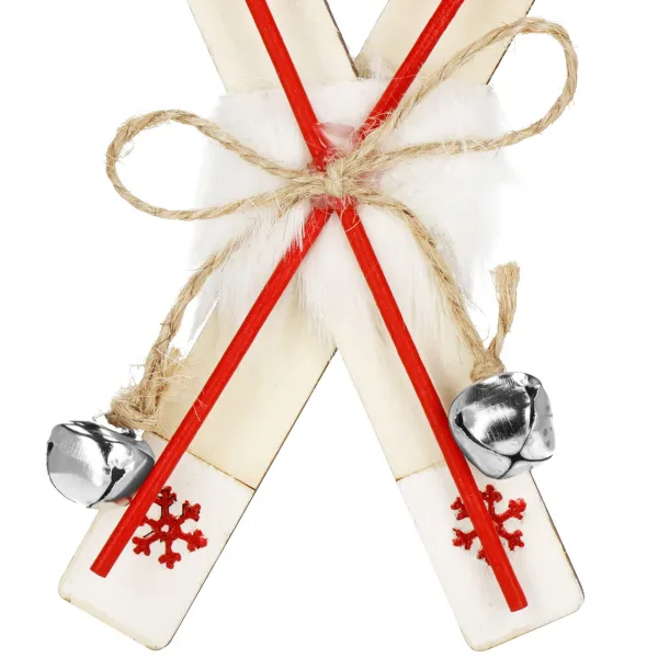 Рождественская декорация Лыжи Springos CA1090 12x6см