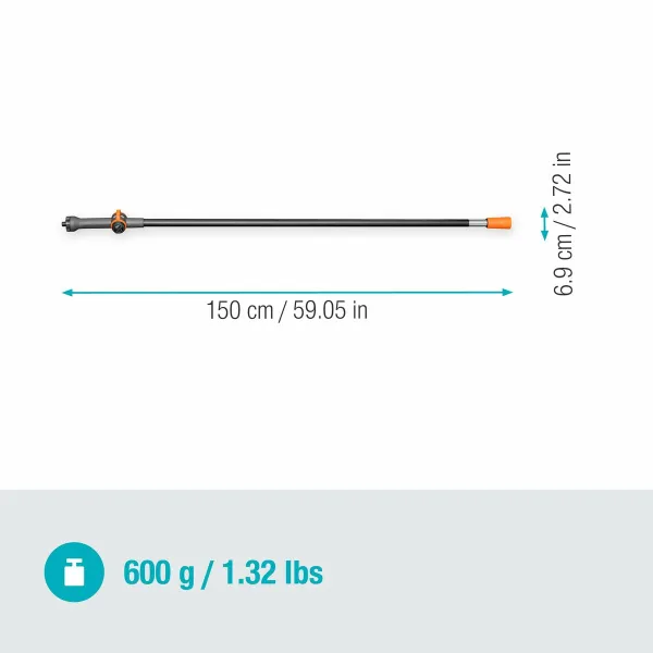 Pakaitinė rankena Gardena 18802-20 150 cm Cleansystem