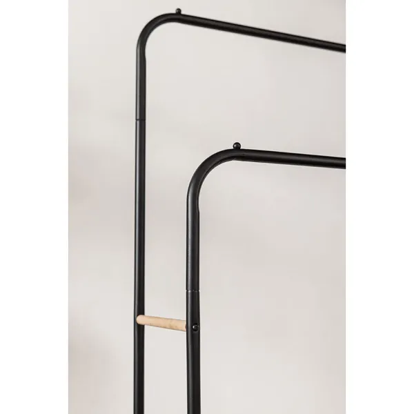 Skrybėlių stovas Newlux Hangy Duo 30 Musta Metalli 115 x 50 x 150 cm