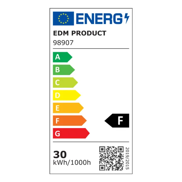 LED Spuldze EDM 98907 Leaf 30 W 200 W E27 3000 lm 35 x 11,2 cm Vairākos virzienos (6500 K)