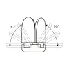 LED Spuldze EDM 98907 Leaf 30 W 200 W E27 3000 lm 35 x 11,2 cm Vairākos virzienos (6500 K)