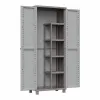 Slotas skapis Terry Jrattan 368 Pelēks 68 x 37,5 x 170 cm Plastmasa 4 Planken