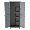 Slotas skapis Terry Jrattan 368 Pelēks 68 x 37,5 x 170 cm Plastmasa 4 Planken