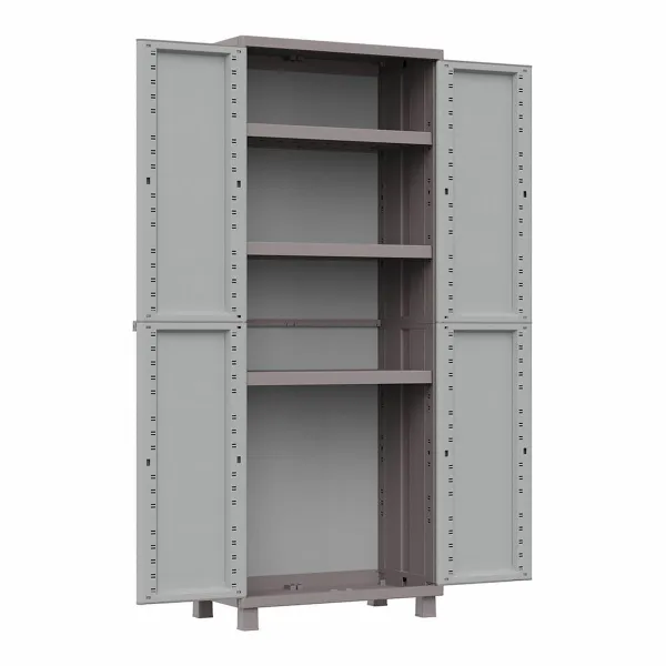 Slotas skapis Terry Jrattan 369 Pelēks 68 x 37,5 x 170 cm Plastmasa 3 Planken