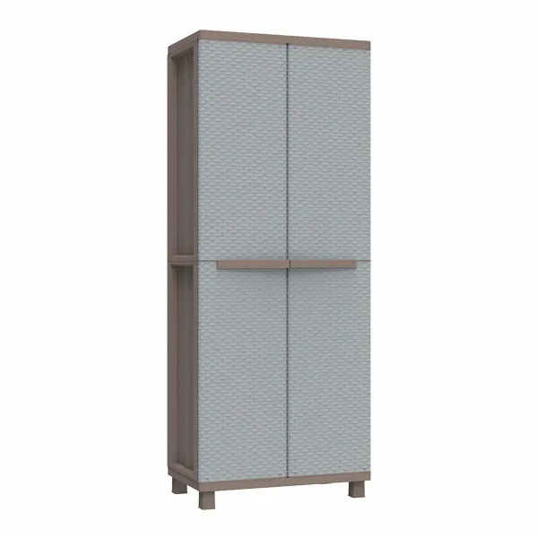 Harjakaappi Terry Jrattan 369 Harmaa 68 x 37,5 x 170 cm Muovinen 3 Hyllyt