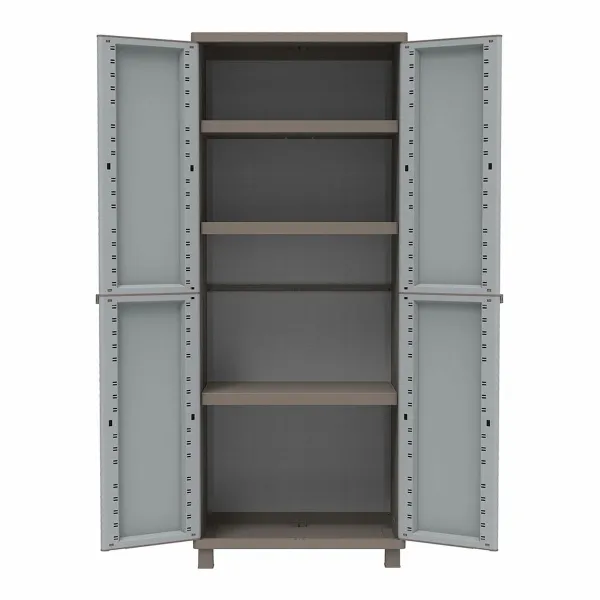 Harjakaappi Terry Jrattan 369 Harmaa 68 x 37,5 x 170 cm Muovinen 3 Hyllyt