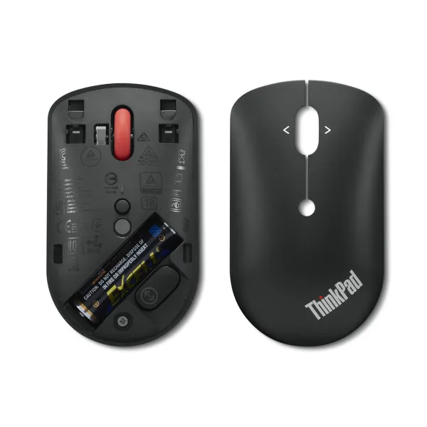 Bezvadu Pele Lenovo 400 Melns 2400 dpi