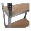 Hyllyt Kinzo Puu Ruostumaton teräs 5 Hyllyt 750 kg 75 x 30 x 172 cm