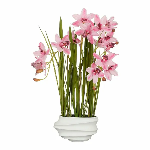 Dekoratyvinis augalas Mica Decorations Cymbidium Poliesteris Orchidėja 81 x 49 x 40 cm Dirbtinis