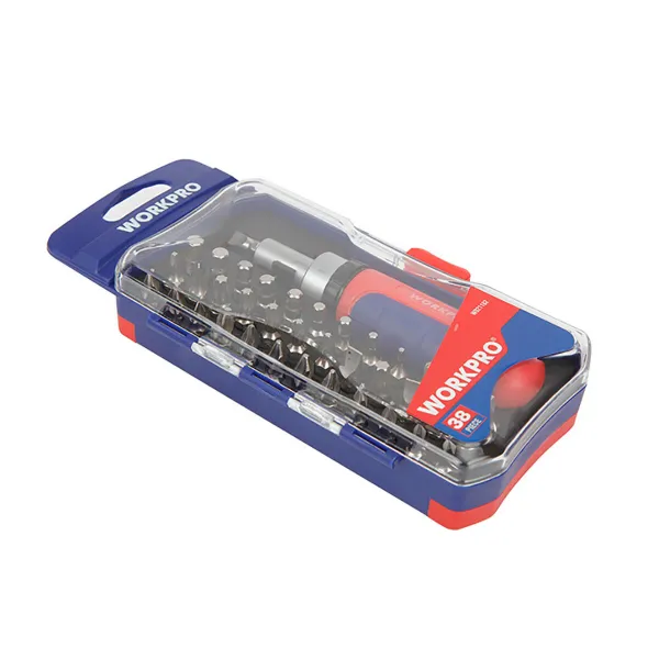Atsuktuvų rinkinys Workpro 38 Dalys