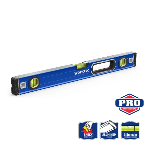 Alkoholio matuoklis Workpro Aliuminis 60 cm Magnetinis
