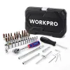 Набор торцевых ключей Workpro 1/4" 46 Предметы