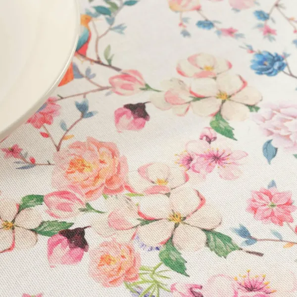 Stain-proof tablecloth Belum 0120-341 Multicolour 180 x 200 cm Flowers XL