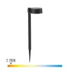 Solar garden lights Philips Vynce 1,5 W 11,2 x 14,2 x 54 cm Black Plastic Circular (2700 K) (Soft green) (1 Unit)