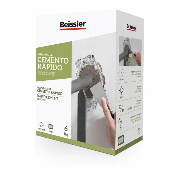 Cementas Beissier 70166-001 Pilka 6 Kg Greitai