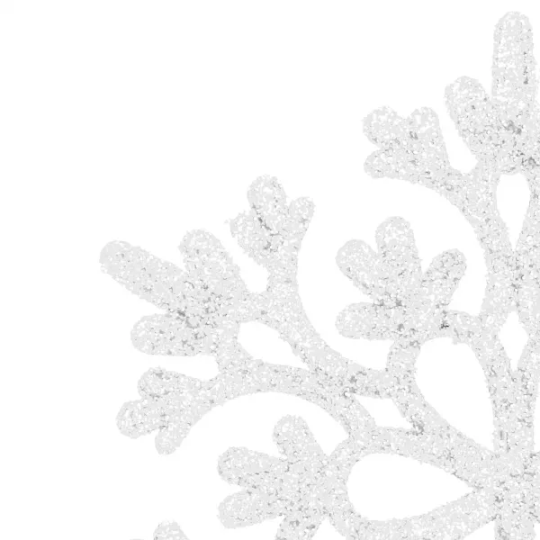 Joulukuusen koristepakkaus - lumihiutaleet Springos CA0750, 10 cm, 12 kpl.