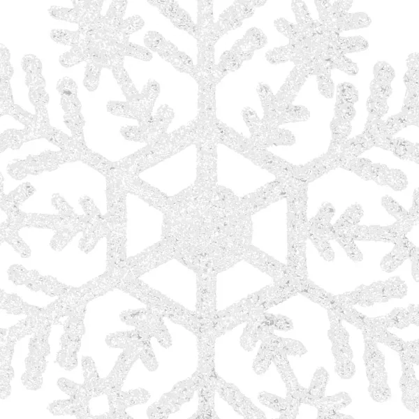 Joulukuusen koristepakkaus - lumihiutaleet Springos CA0750, 10 cm, 12 kpl.