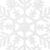 Joulukuusen koristepakkaus - lumihiutaleet Springos CA0750, 10 cm, 12 kpl.