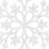 Joulukuusen koristepakkaus - lumihiutaleet Springos CA0750, 10 cm, 12 kpl.