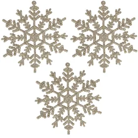 CA0754 KALĖDINĖS Puošmenos "SNIEGĖS" 12 CM 3 VNT.