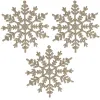 Ziemassvētku dekorācijas- sniega pārslas Springos CA0754 12cm 3 gab