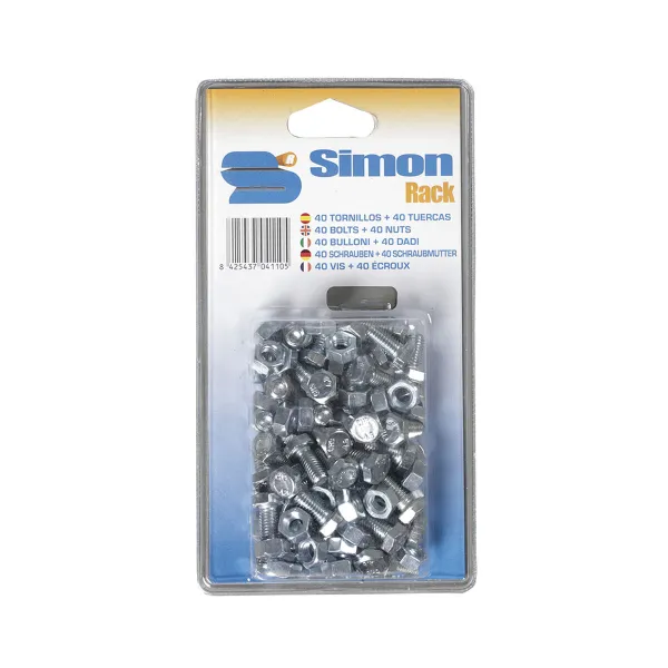 Skrūvju komplekts Simon Rack (40 gb.)