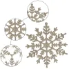 Ziemassvētku dekorācijas- sniega pārslas Springos CA0754 12cm 3 gab