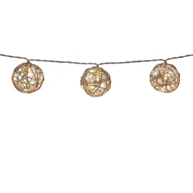 LED-valokranssi Lifetime Hopeinen Joulupallot