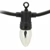 LED-valokranssi Lifetime 5,1 m 1,5 m Musta Liekki-efekti