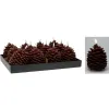 Вуаль LED Lifetime Коричневый Сосновая шишка 13 cm Эффект пламени