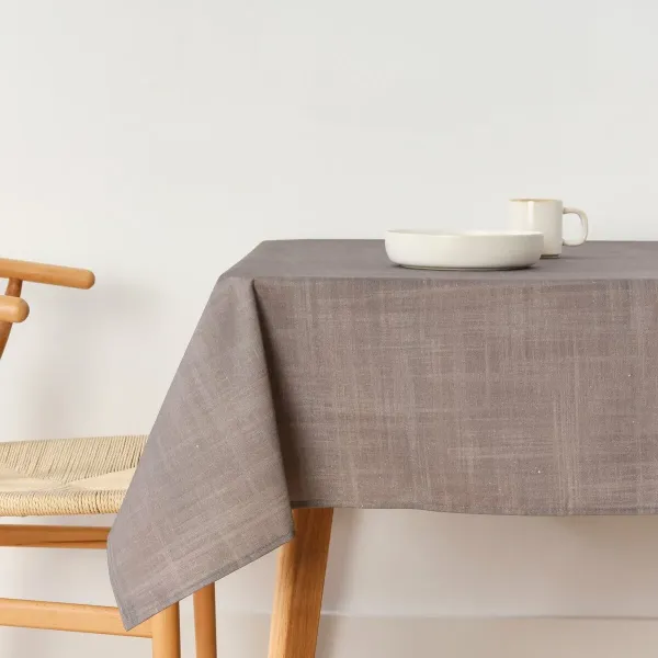 Stain-proof tablecloth Belum Liso Dark grey 300 x 140 cm