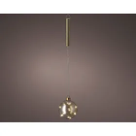 Ёлочный шарик Lumineo Позолоченный Стеклянный Для подвешивания MicroLED