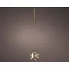 Ёлочный шарик Lumineo Позолоченный Стеклянный Для подвешивания MicroLED