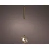 Ёлочный шарик Lumineo Позолоченный Стеклянный Для подвешивания MicroLED
