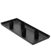 Поднос-подсвечник KSD Чёрный Железо 29 x 12 x 2 cm