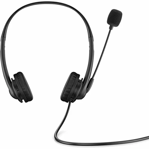 Austiņas ar Mikrofonu HP Wired USB Headset Melns