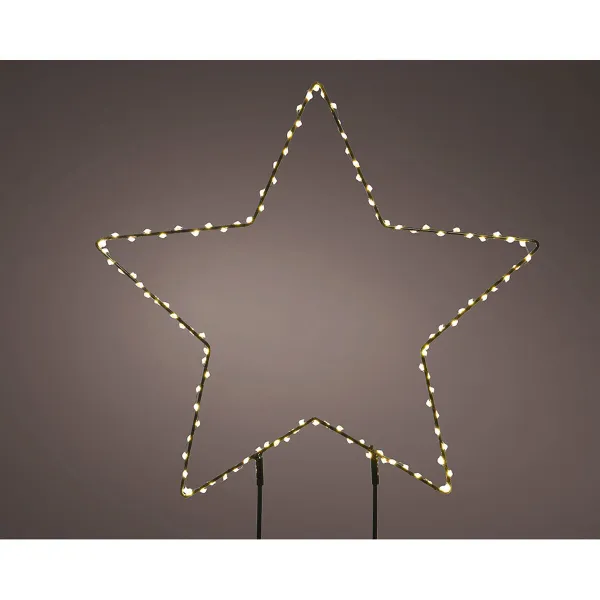 Светящееся украшение Lumineo PVC Рождественская звезда 38 cm Ставка MicroLED