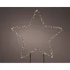 Apgaismojošs dekors Lumineo PVC Ziemassvētku zvaigzne 38 cm Likme MicroLED