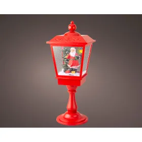 Светодиодный фонарь Lumineo Красный Дед Мороз Музыка движения
